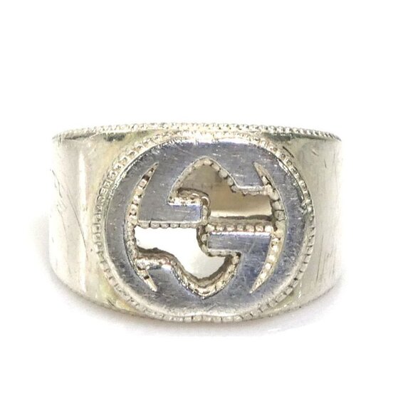Gucci Interlocking G Silver Ring